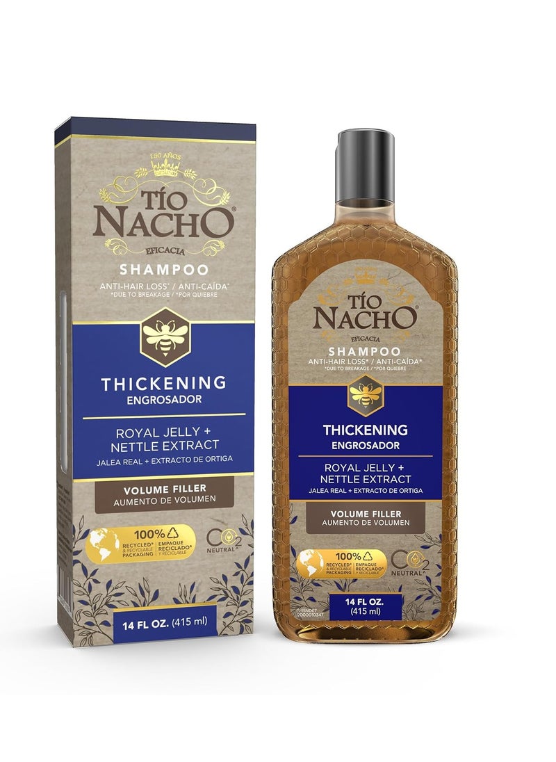 Tio Nacho Tio Nacho Anti Hair Loss Thickening Volume Filler Shampoo with Royal Jelly & Rosemary, Volumizing & Body-Boosting Hair Care, 14 Fluid Ounces  - Image 1