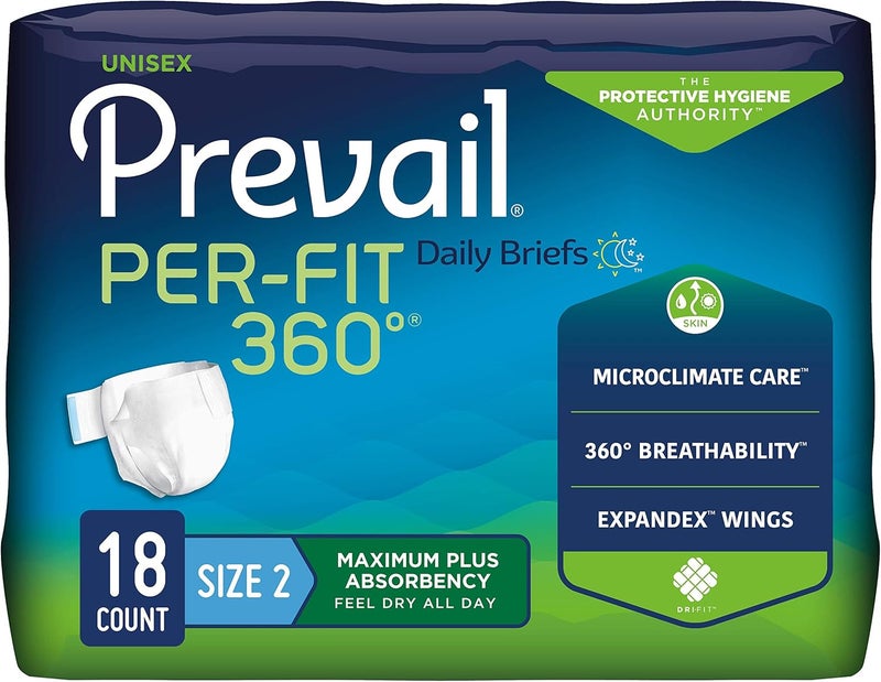 Prevail Perfit Adult Diaper Size 2 72ct - Image 1