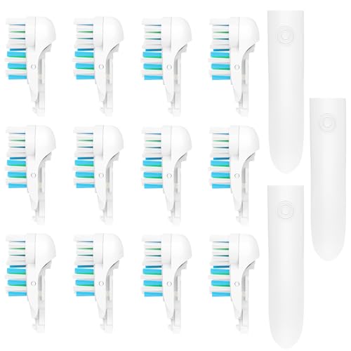 EBIEFLY 12 Pcs Fit for Oral B Toothbrush Heads Dual Clean Replacements Attachment Spin Brush Head Sensitive Refill Accessories fit for 4732 3733 4734 - Image 5