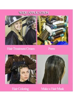 GMORO 8pcs Black Professionale Hair Salon Ear Cover Pads Sheets Ear Protector Hairdressing Dye Coloring Caps Ear Prtotection Earmuff for Hair Salon Hair Coloring Hair Treatment  - Image 2