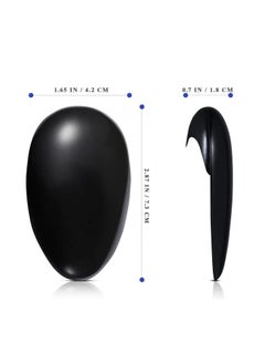 GMORO 8pcs Black Professionale Hair Salon Ear Cover Pads Sheets Ear Protector Hairdressing Dye Coloring Caps Ear Prtotection Earmuff for Hair Salon Hair Coloring Hair Treatment  - Image 4