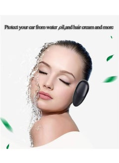GMORO 8pcs Black Professionale Hair Salon Ear Cover Pads Sheets Ear Protector Hairdressing Dye Coloring Caps Ear Prtotection Earmuff for Hair Salon Hair Coloring Hair Treatment  - Image 5