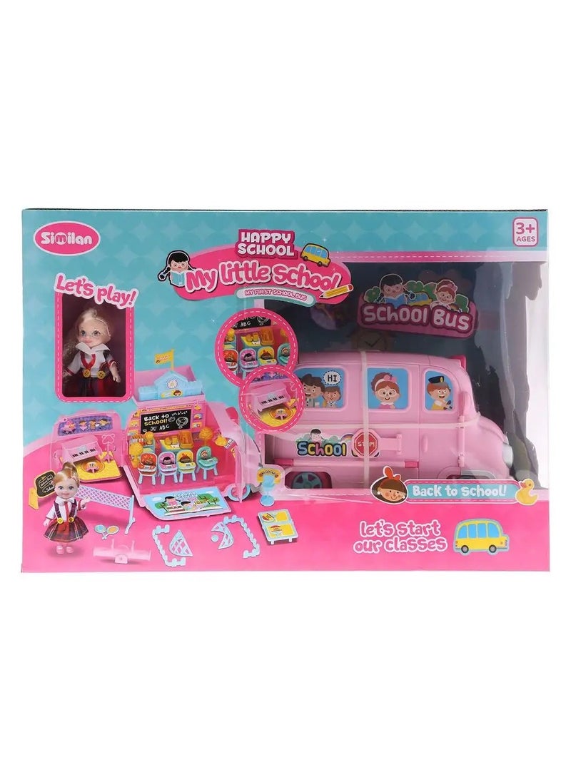 Similan - Similan School Bus With Doll - Image 1