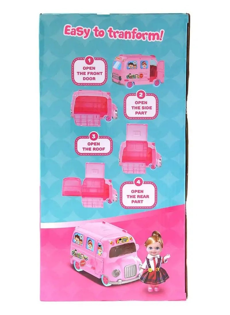 Similan - Similan School Bus With Doll - Image 1