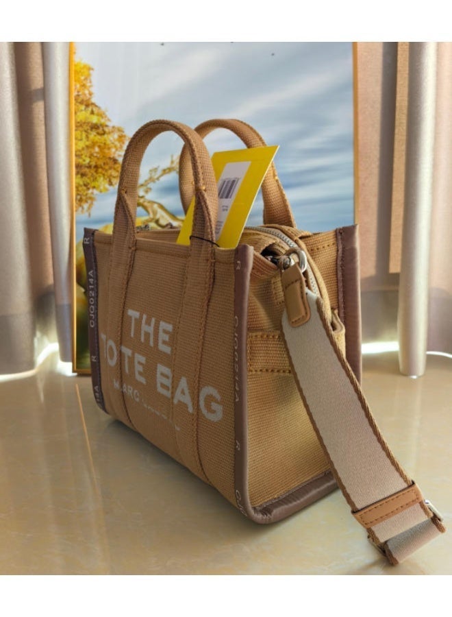 marc bag women canvas shopper bag the tote bag SMALL SIZE 26CM - Image 3