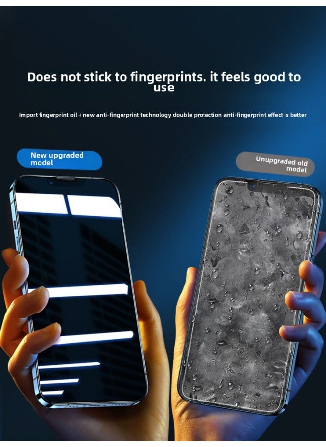 Generic Suitable For Iphone 13 Tempered Film For Iphone12 Mobile Phone 11Pro Full Screen Max HD X Anti-fingerprint 6s Anti-sweat X-Colour:[peepproof Model] Special Grade Explosion-proof★Does Not Stick To Fingerprints★3-pack-Size:For Iphone 8  - Image 5