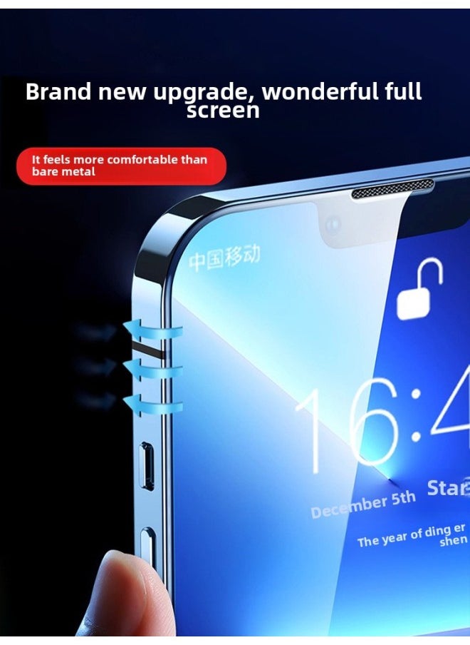 Generic Suitable For Iphone 13 Tempered Film For Iphone12 Mobile Phone 11Pro Full Screen Max HD X Anti-fingerprint 6s Anti-sweat X-Colour:[peepproof Model] Special Grade Explosion-proof★Does Not Stick To Fingerprints★3-pack-Size:For Iphone 8  - Image 3
