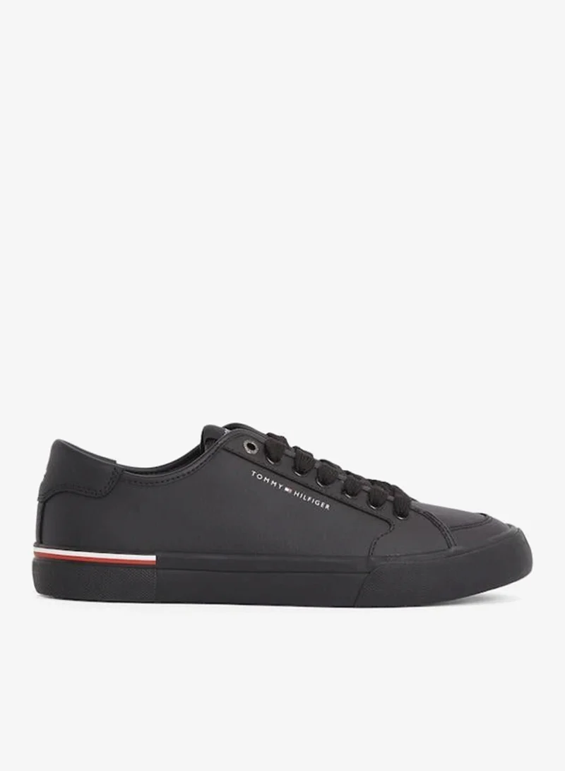 TOMMY HILFIGER CORE VULCANISED LEATHER TRAINERS