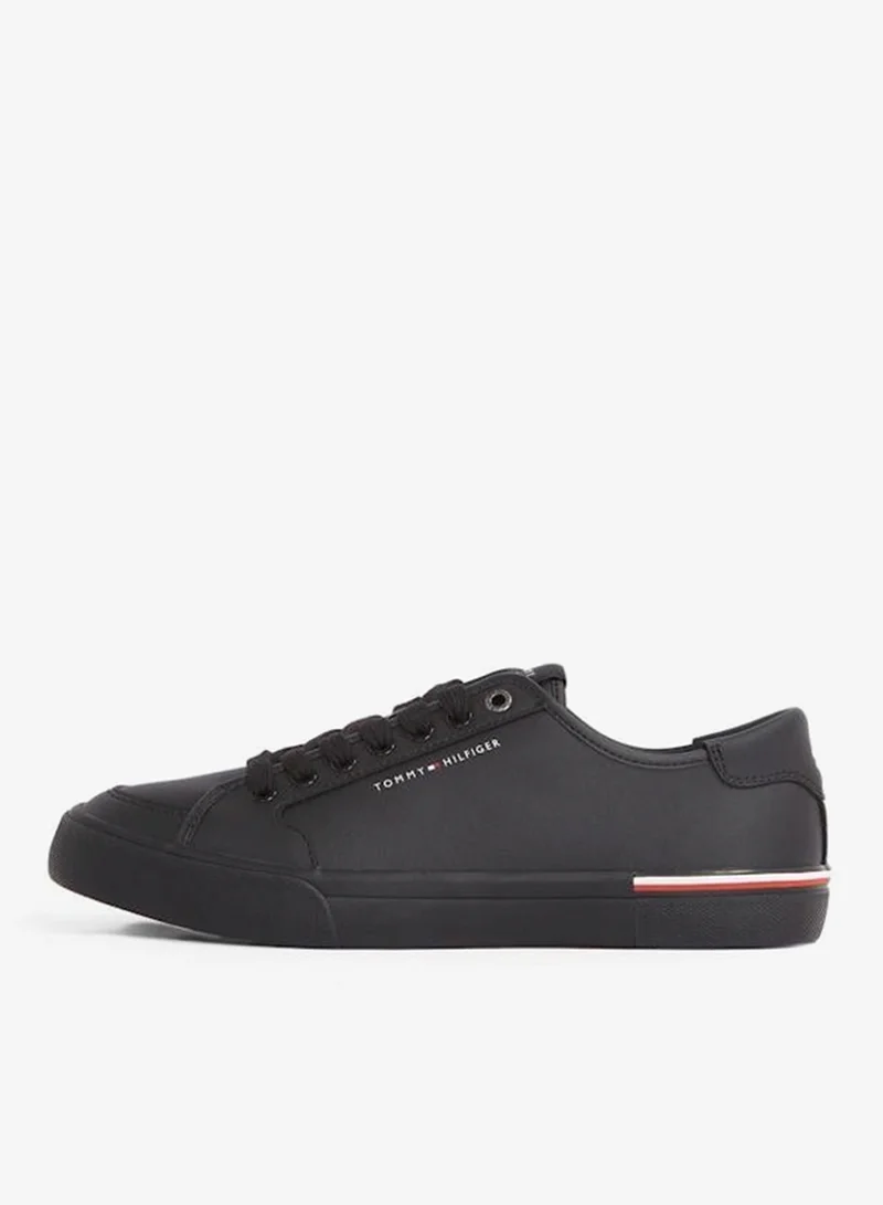 TOMMY HILFIGER CORE VULCANISED LEATHER TRAINERS