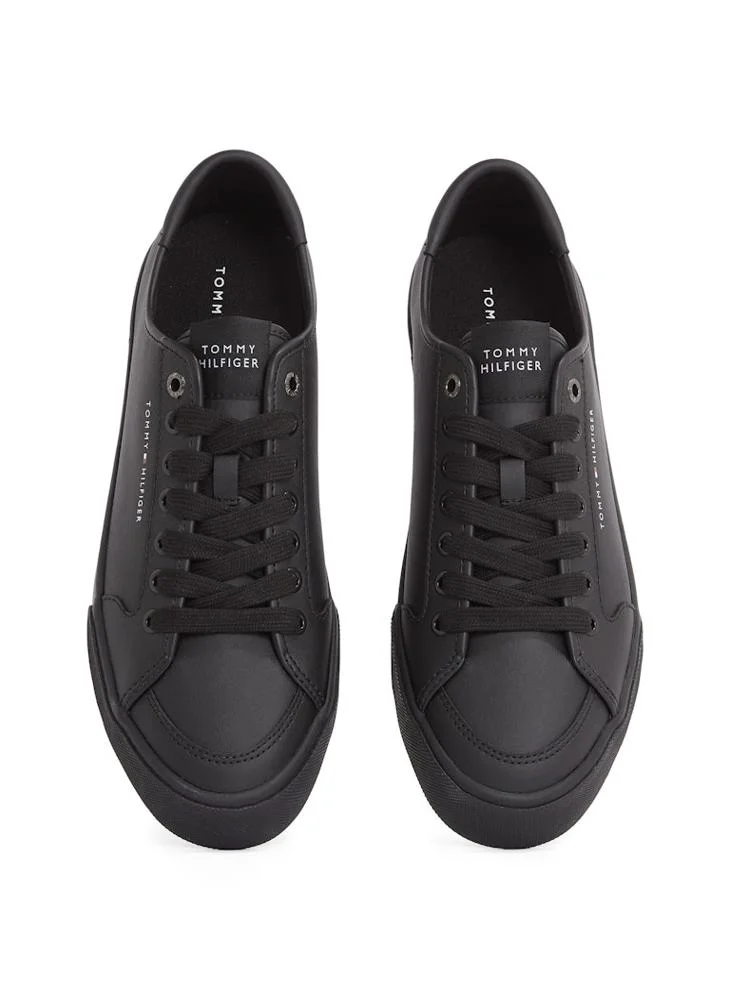 TOMMY HILFIGER CORE VULCANISED LEATHER TRAINERS