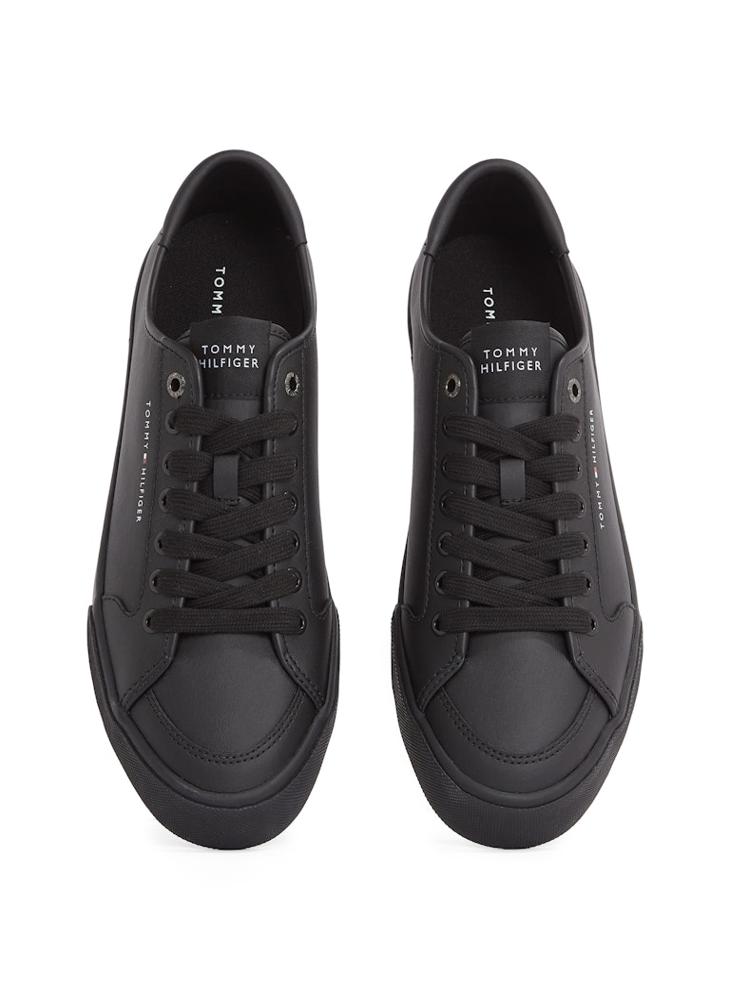 TOMMY HILFIGER CORE VULCANISED LEATHER TRAINERS  - Image 5
