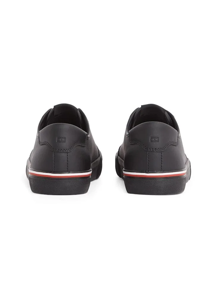 TOMMY HILFIGER CORE VULCANISED LEATHER TRAINERS