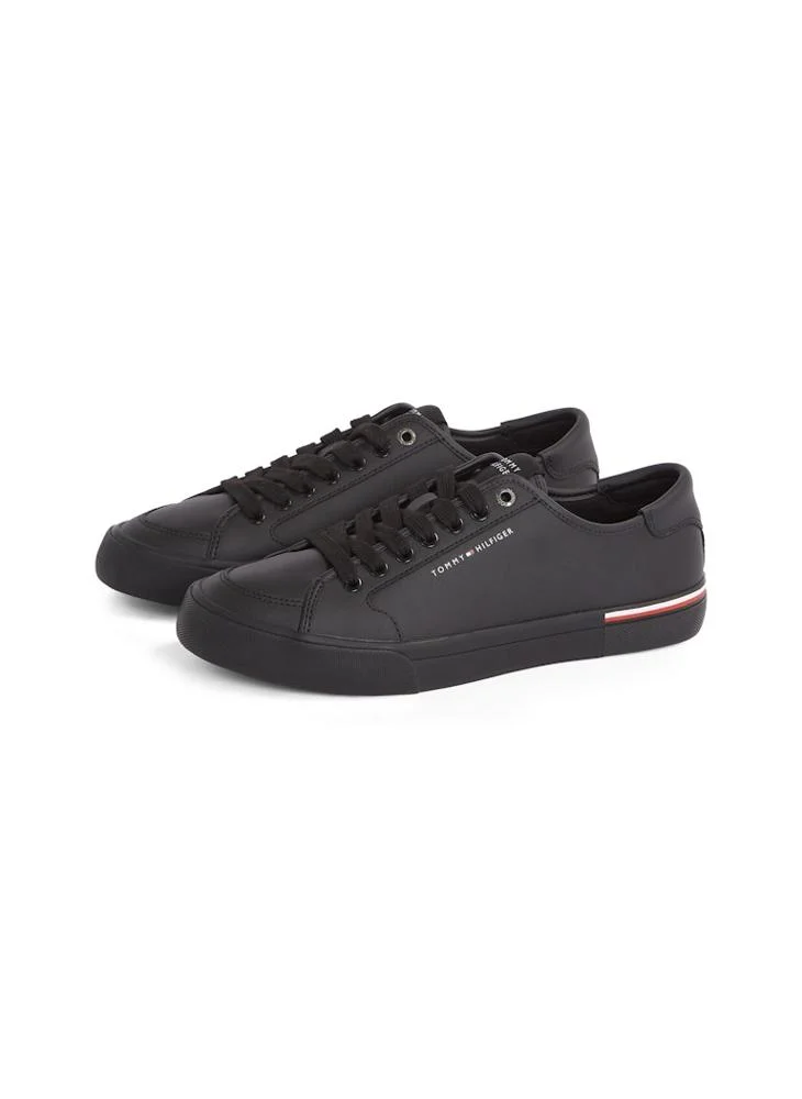 TOMMY HILFIGER CORE VULCANISED LEATHER TRAINERS