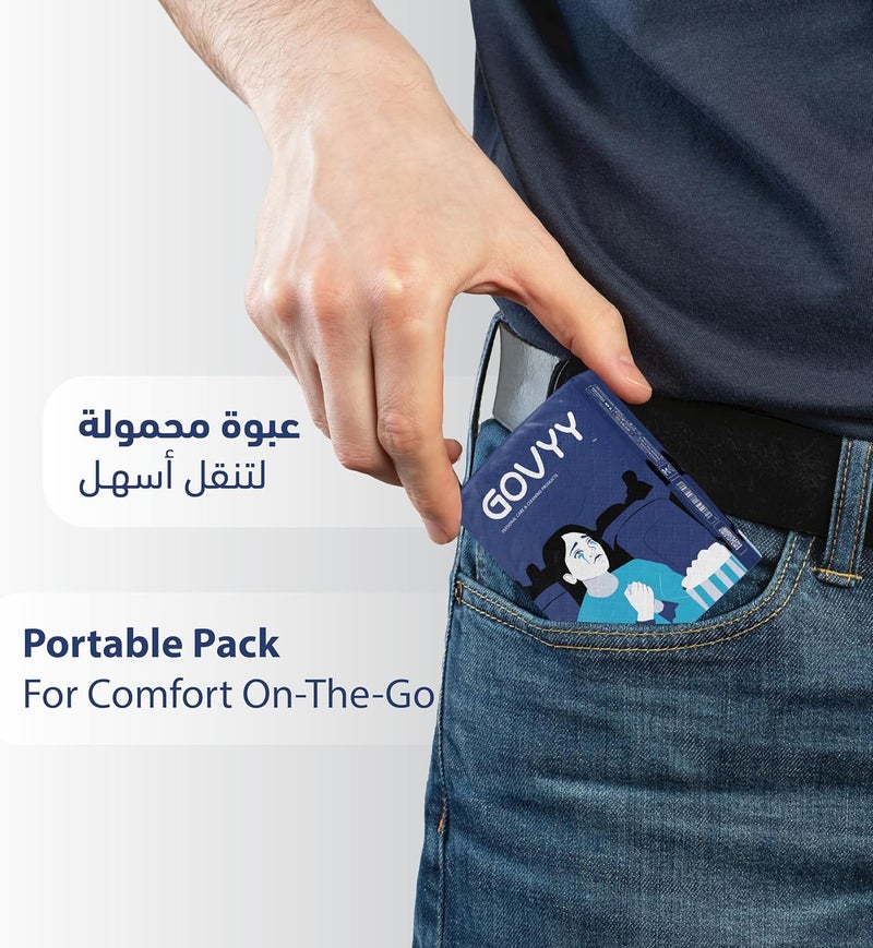Govyy Pocket Tissues 3 Ply Soft Tissues, 10 Packs x 10 Tissues - Portable, Ideal for Daily Use, Travel & On-the-Go - Image 2