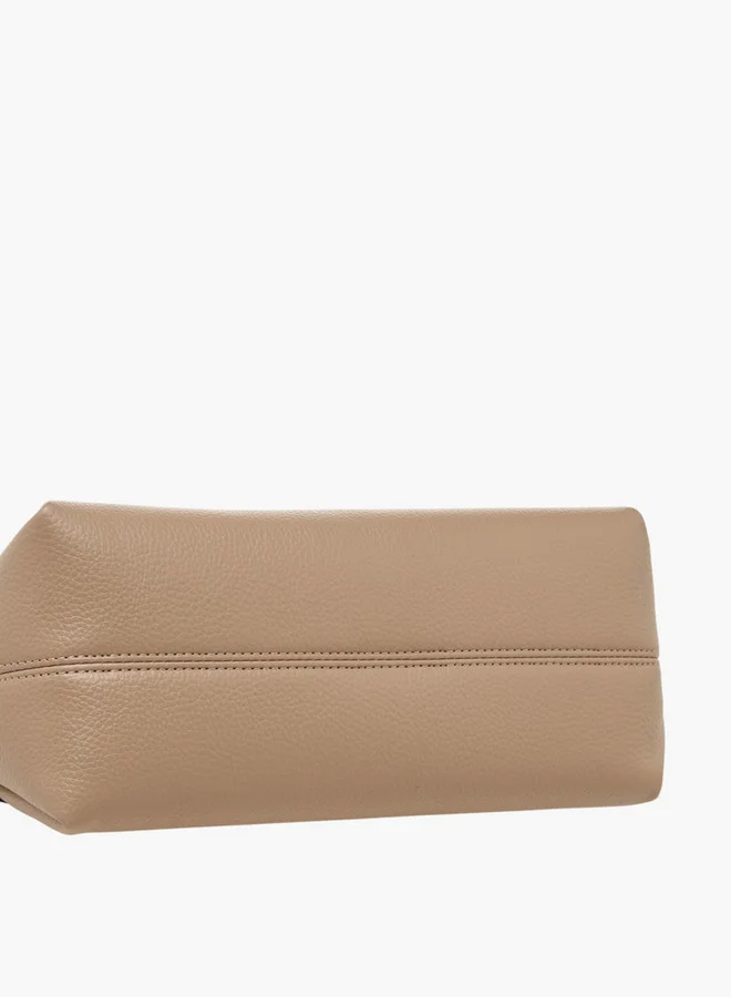 سيليست Solid Satchel Bag with Grab Handle