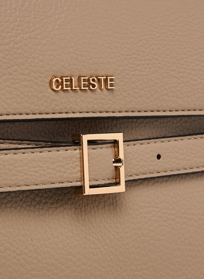 سيليست Solid Satchel Bag with Grab Handle