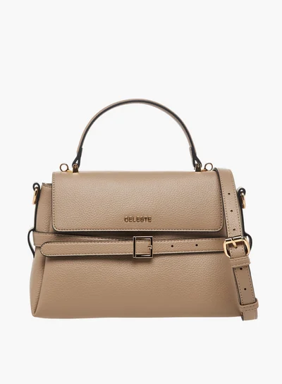 سيليست Solid Satchel Bag with Grab Handle