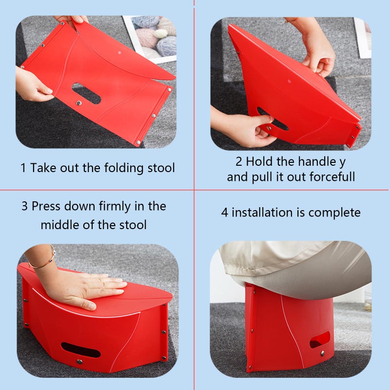 DISFAT Travel Foot Rest for Airplane Long Flights,Portable Folding Under Desk Foot Stool,Relieves Back & Knee Pain,Comfortable for Long Flights,Cars,Trains,Ultralight Mini(Dark Red) - Image 4
