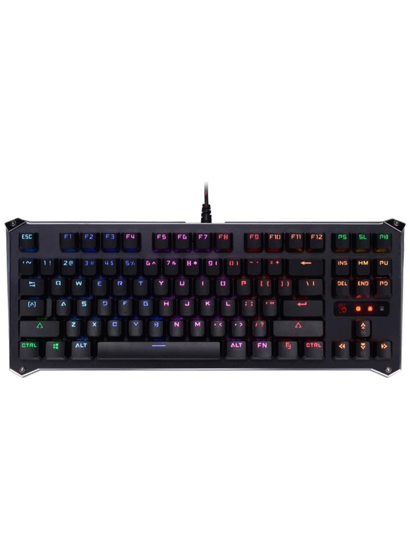 Bloody B930 TKL Gaming Libra Mechanical Keyboard - Light Strike (LK) Optical Orang Switch (Tactile & Clicky) - RGB Animation – Zero Lag 0.2ms Key... - Image 1