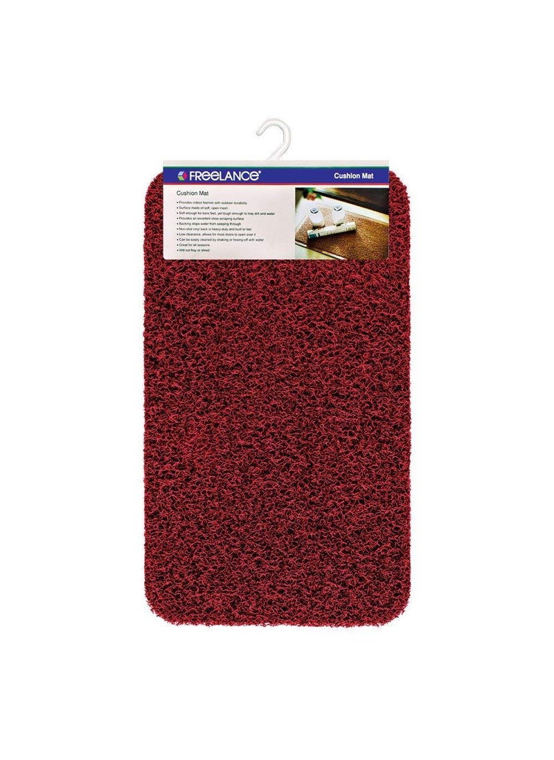 Freelance Freelance Contemporary Door Mat (Red/Black, PVC, 76 x 46 cm)  - Image 4