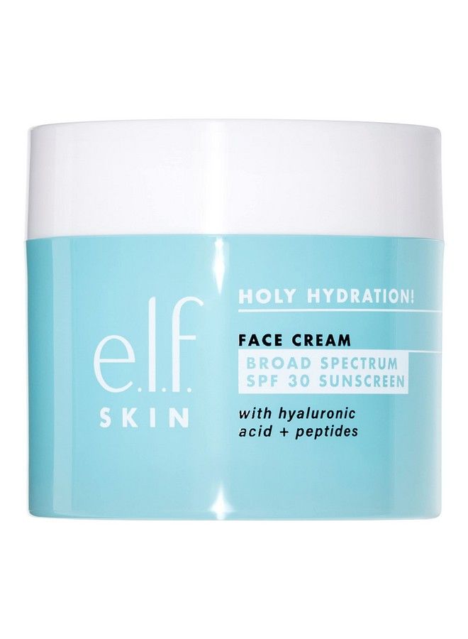 elf ترطيب مقدس! كريم وجه واقي من الشمس طيف واسع SPF 30 يرطب وينعم البشرة سريع الامتصاص ومرطب للغاية 1.8 أونصة (50 جرام) - Image 2
