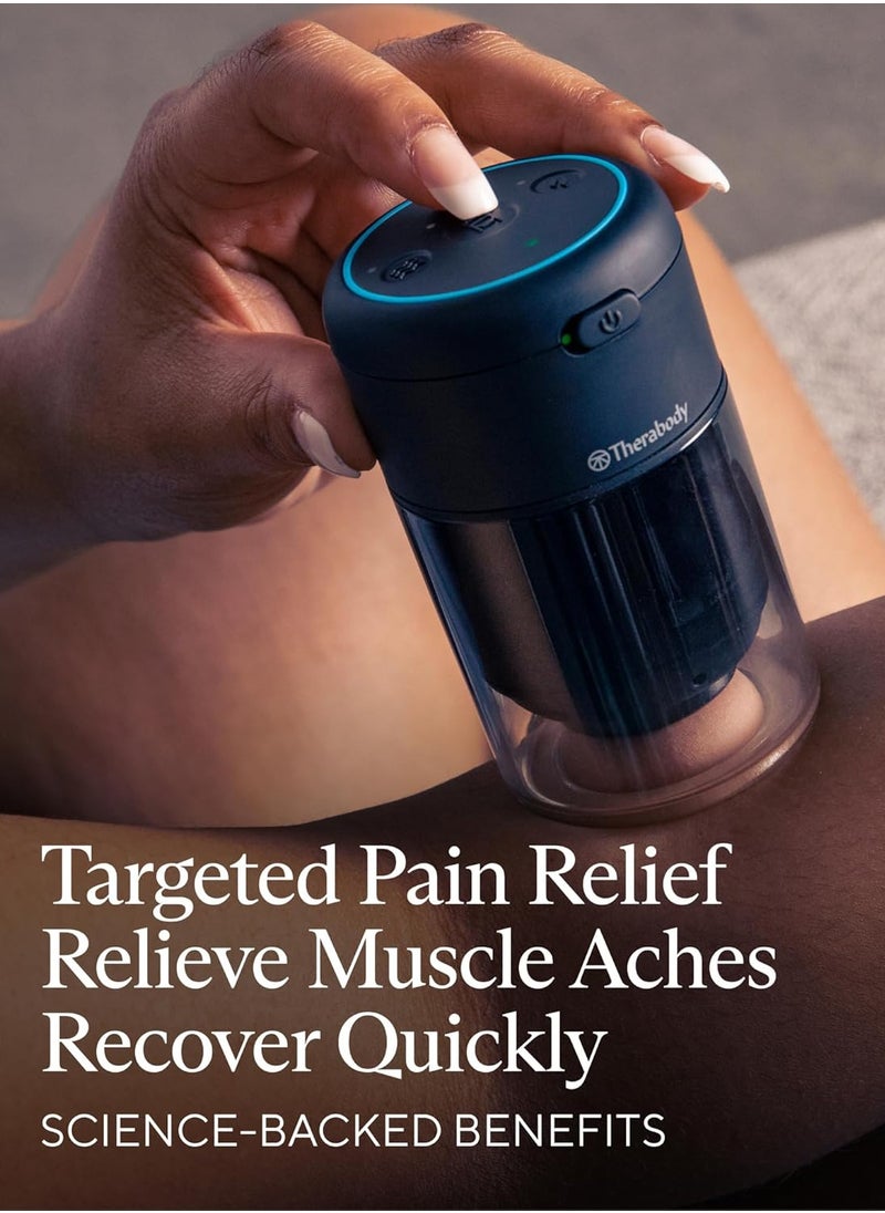 Therabody - Therabody TheraCup Single - Portable Cupping Therapy - Muscle Tension Relief and Blood Circulation Device for Professionals & On-The-Go Athletes - Smart Cupping Therapy with ThermaVibration Technology - Image 1