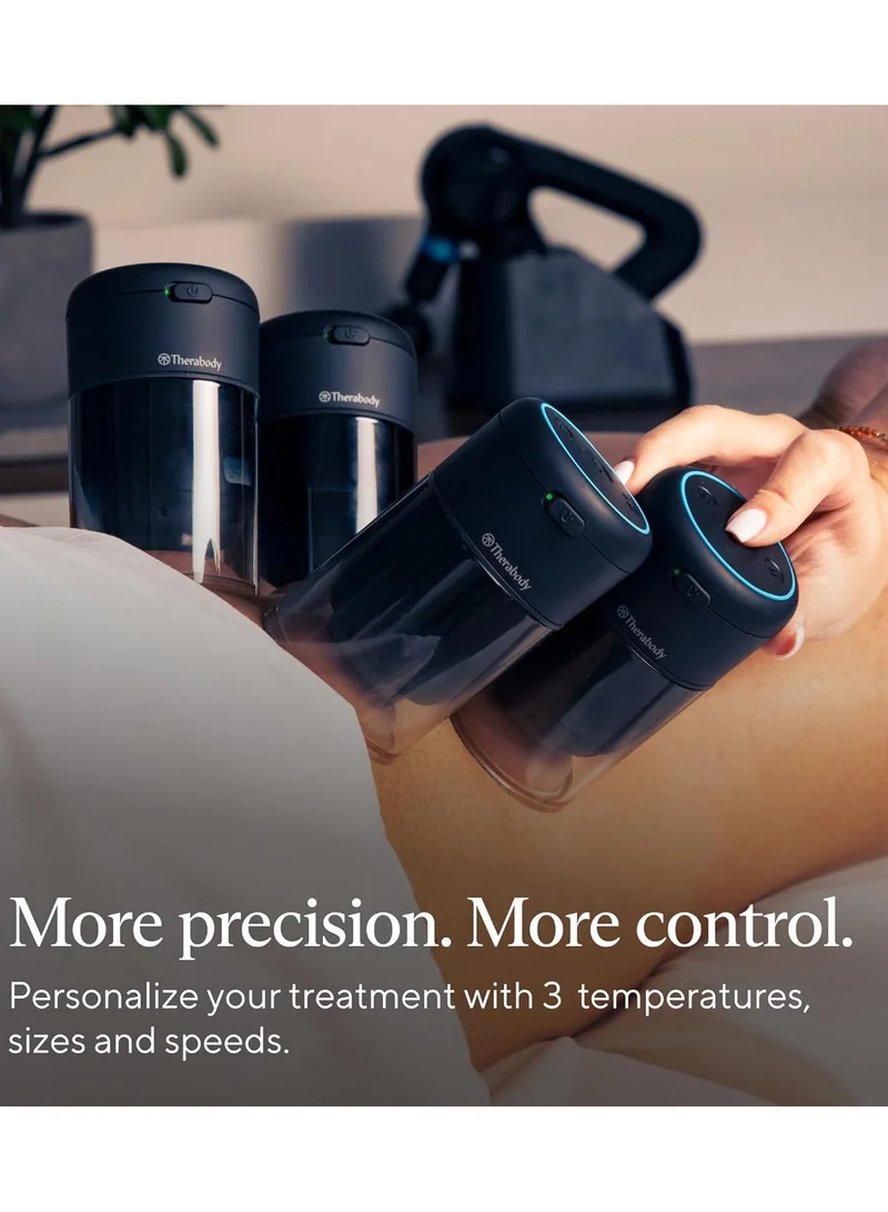 Therabody Therabody TheraCup Single - Portable Cupping Therapy - Muscle Tension Relief and Blood Circulation Device for Professionals & On-The-Go Athletes - Smart Cupping Therapy with ThermaVibration Technology