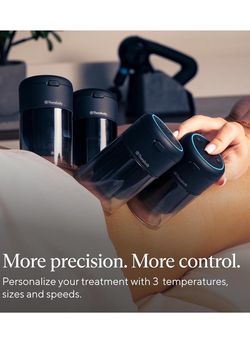 Therabody - Therabody TheraCup Single - Portable Cupping Therapy - Muscle Tension Relief and Blood Circulation Device for Professionals & On-The-Go Athletes - Smart Cupping Therapy with ThermaVibration Technology - Image 1