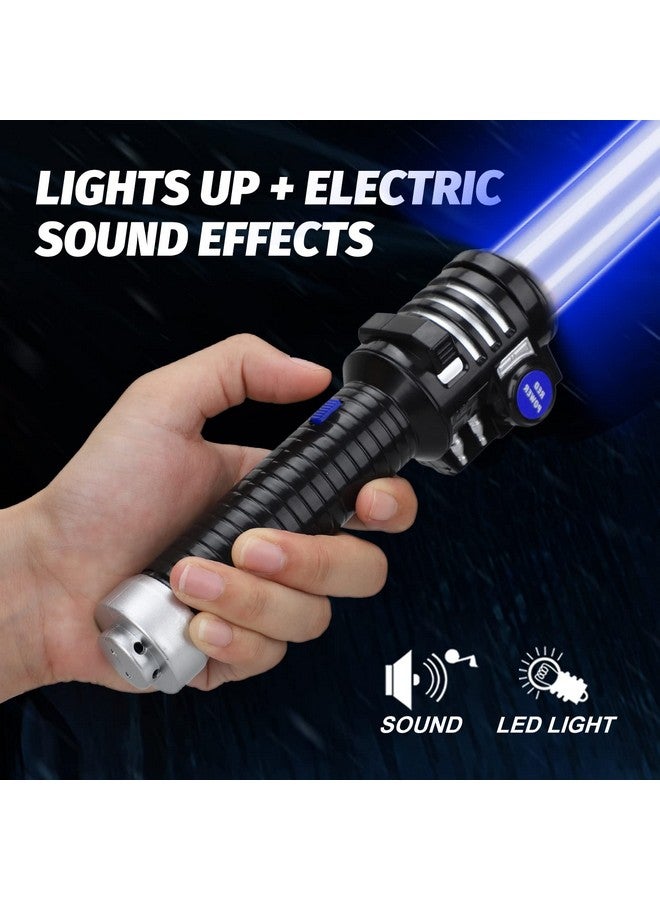Toy Light Up Saber 3 Pack Lightup Sabers, Extendable & Collapsable Light Up Saber Sword, Saber Toy Set With Motion Sensitive Fx Sound, Galaxy War Light Up Sword Toy For Kids Adults Cosplay - Image 3