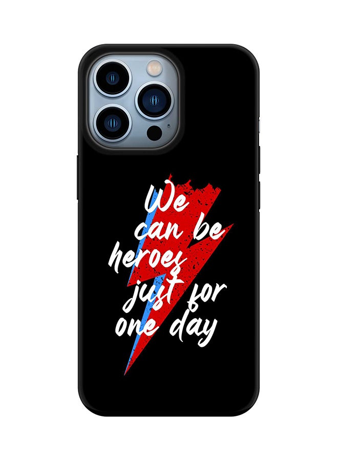 Stylizedd Tough Pro Case for iPhone 15 Pro Dual Layer Hybrid PC TPU Customized Mobile Cover Matte Finish Phone Case - We can be heros - Image 1