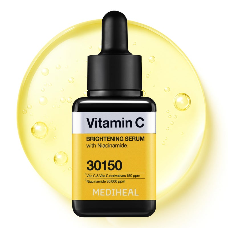 MEDIHEAL Vitamin C Brightening Serum (1.35 fl oz, 1 Pack) - Tone-Texture-Glow Care, Manage Skin with Vitamin C, Niacinamide, Hyaluronic Acid - Image 1
