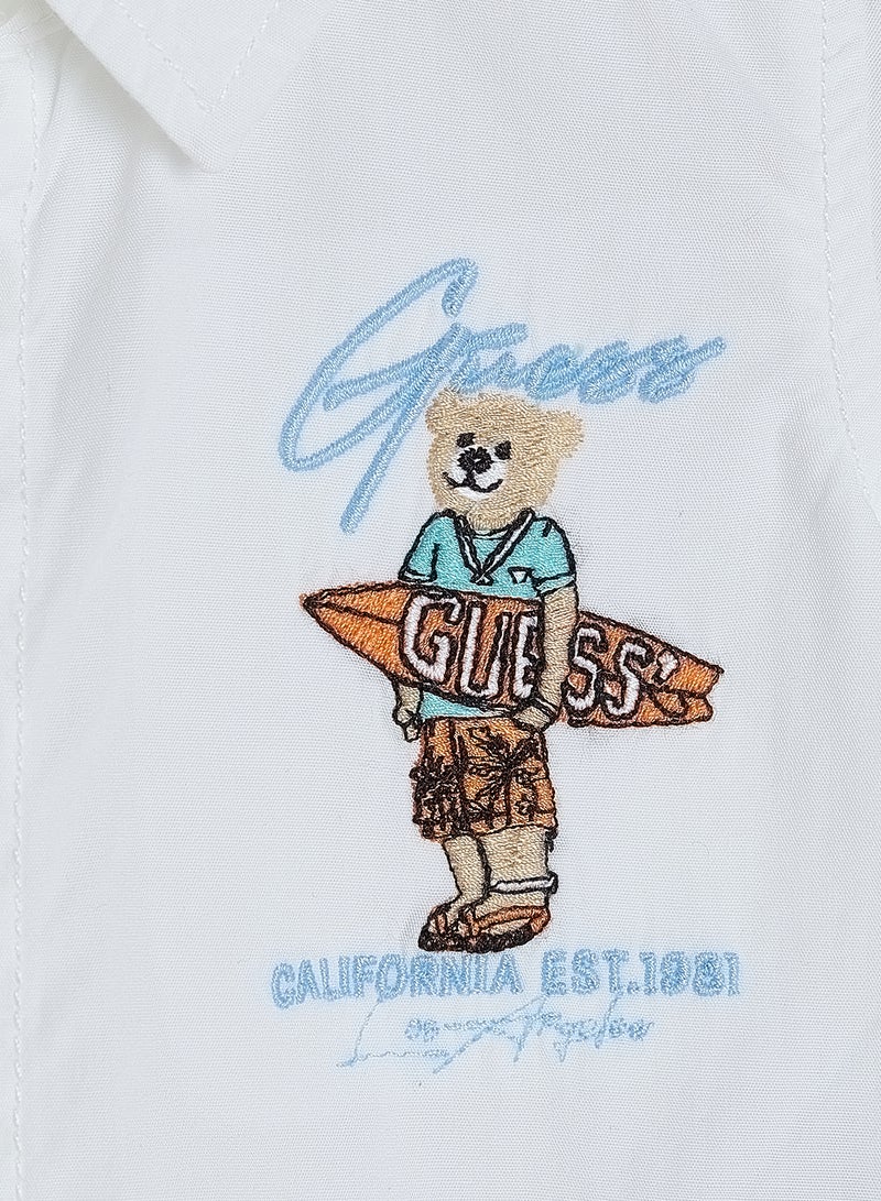 GUESS Infant Short Sleeve Shirt And Shorts Set - Image 4