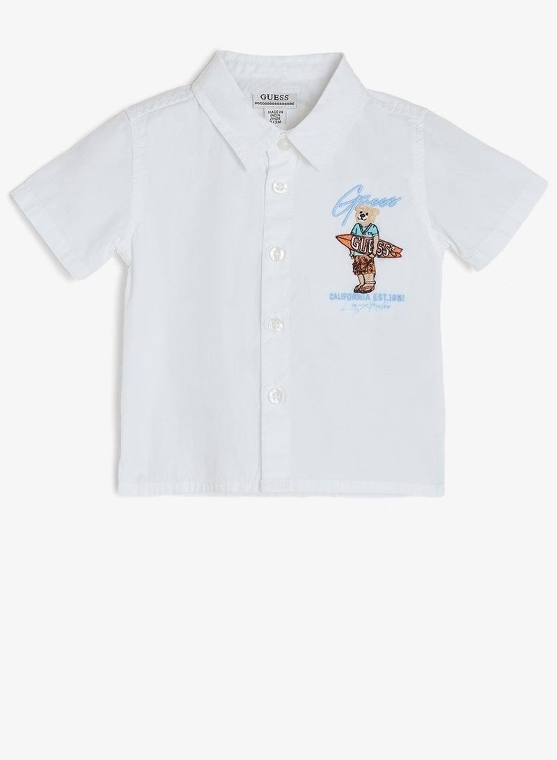 GUESS Infant Short Sleeve Shirt And Shorts Set - Image 5