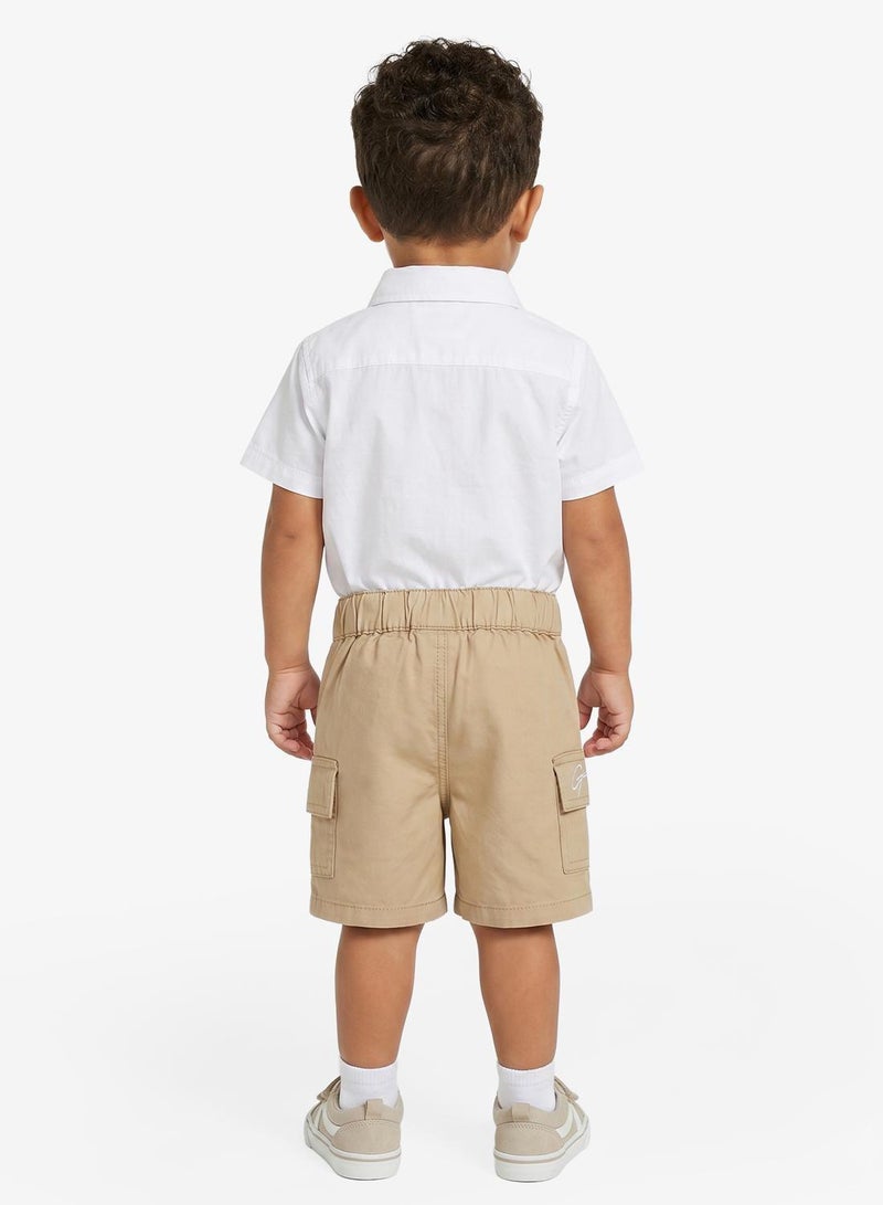 GUESS Infant Short Sleeve Shirt And Shorts Set - Image 2