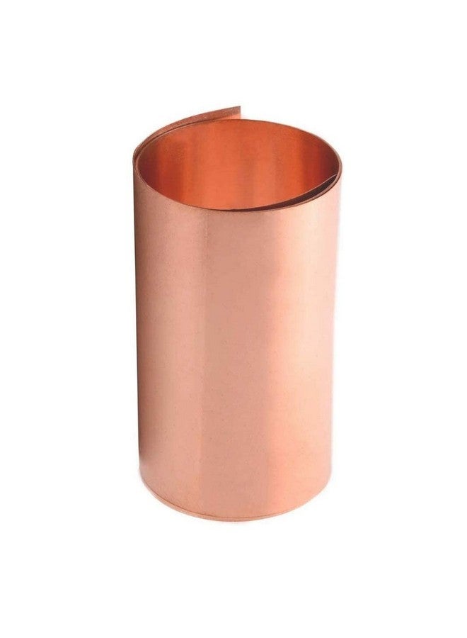 ART IFACT 99.9% Pure Copper Foil/Sheet 1000mm X 100mm (0.05 mm thick) for Art Crafts, Embossing, Vastu, Designing Embossing - Aviation Quality Copper (1 Meter, 0.05mm Thick X 4 Inch wide) - Image 2