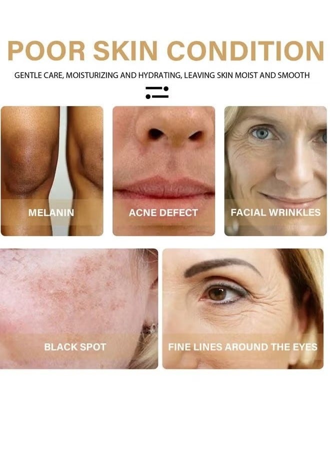 EELHOE Turmeric Moisturizing Serum Turmeric Dark Spot Corrector Essential Oil Face Serum Bright Skin Face Whitening Serum - Image 4