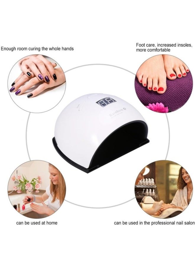 klarako - UV LED Nail Dryer Lamp, Manicure Pedicure Tools with Smart Sensor & 3 Modes Time Setting for Nail Gel Polish Curing - Image 1
