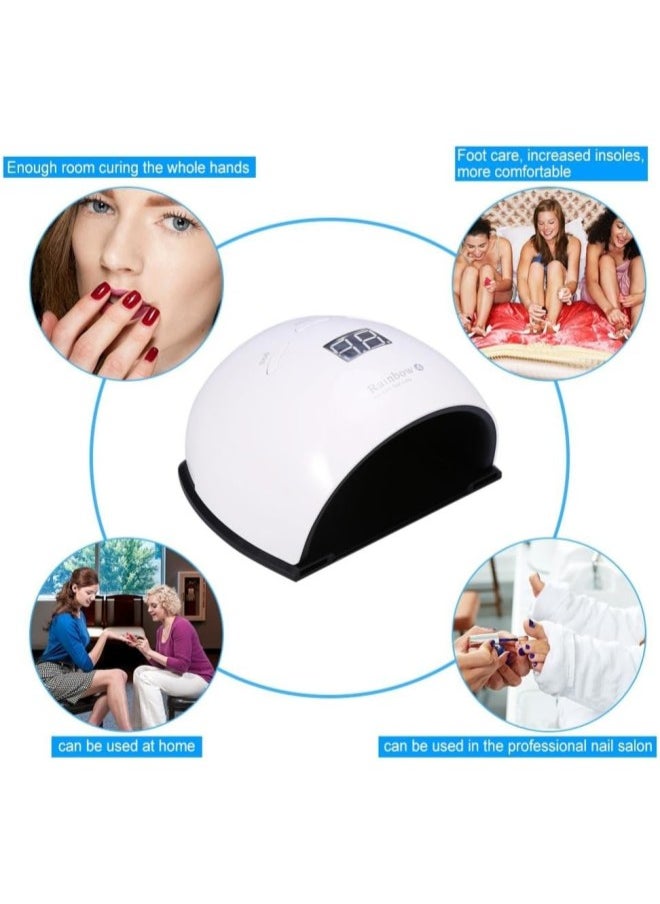klarako - UV LED Nail Dryer Lamp, Manicure Pedicure Tools with Smart Sensor & 3 Modes Time Setting for Nail Gel Polish Curing - Image 1