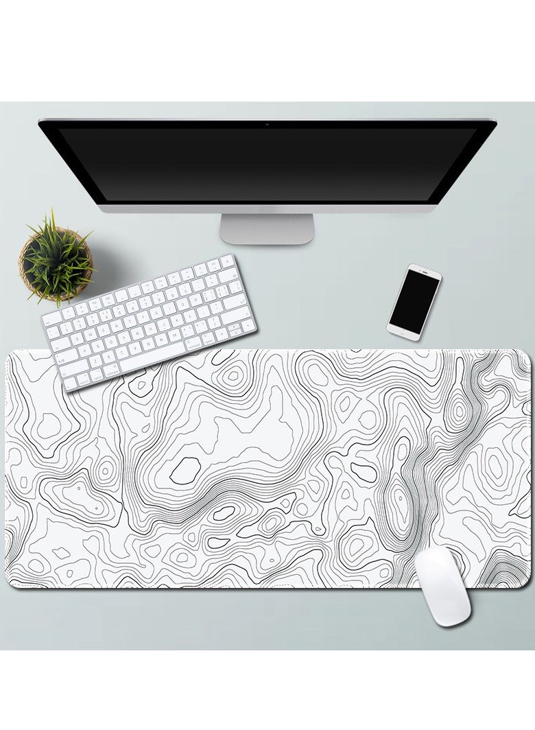 Abstract corrugated mouse pad Amazon large heat transfer desk pad - Image 1