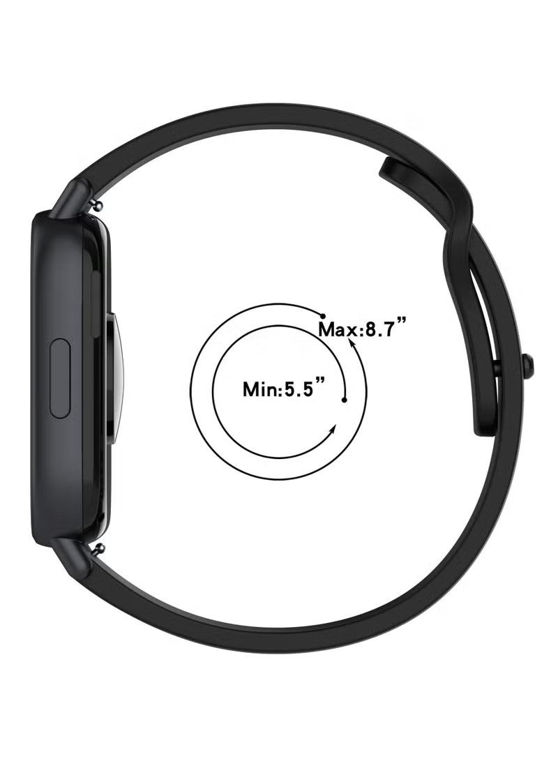Silicone Strap Compatible with Redmi Watch 5 Active/Redmi Watch 5 Lite(Blue) - Image 3