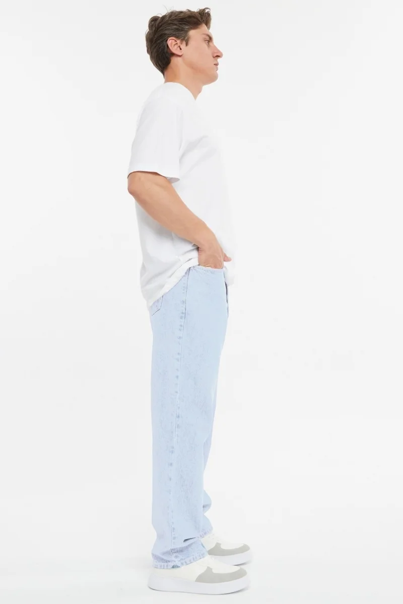 Cedy Denim Baggy Fit Jean Leon High Waist Loose Cut Jeans C352