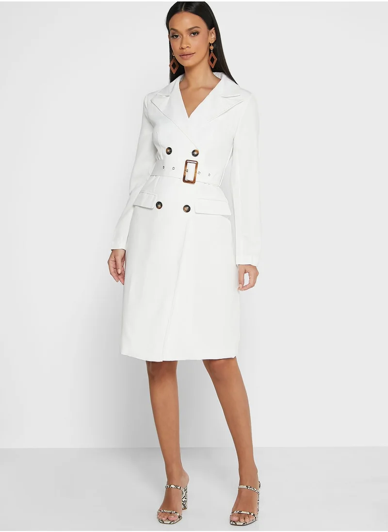 ELLA Belted Blazer Dress