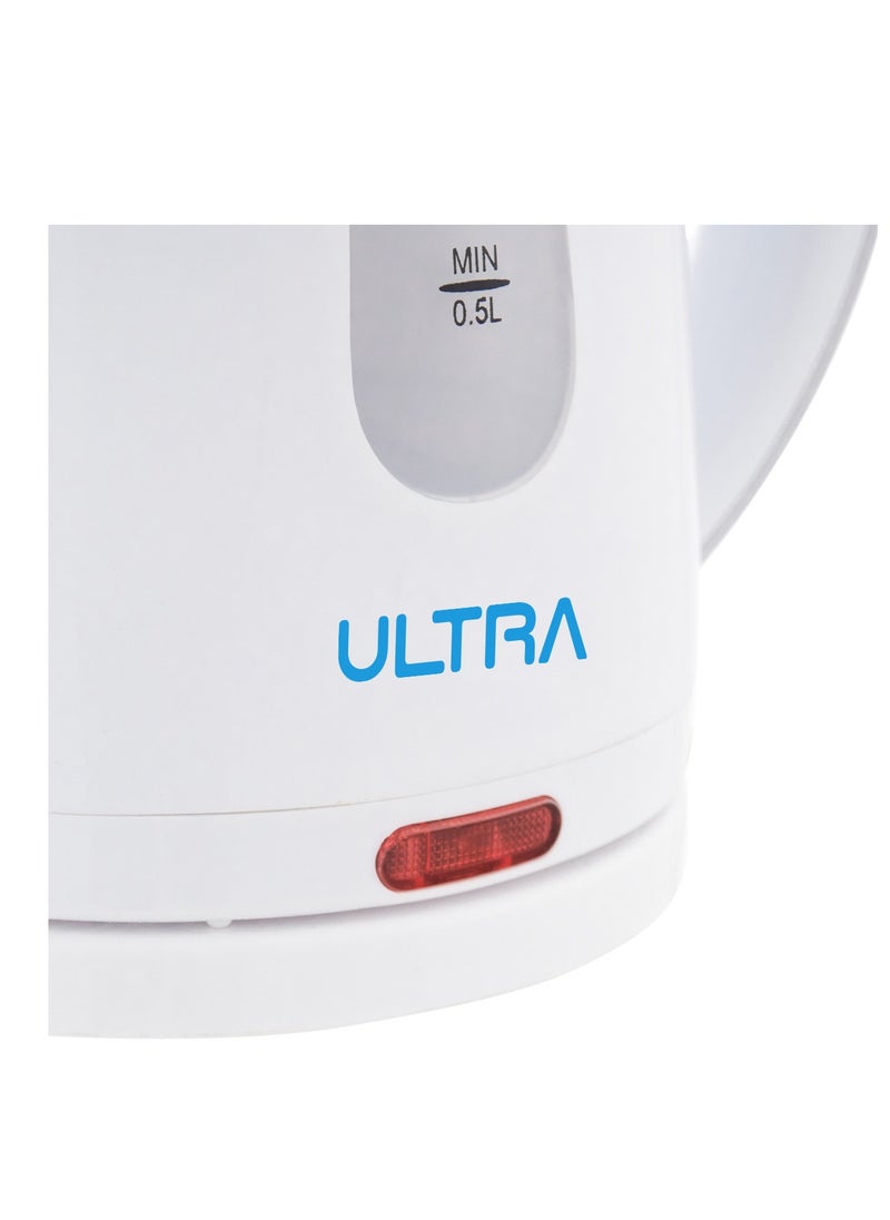 Ulta - Ultra Electric Kettle, 1 Liters, 1200 Watt, White - UKP12WE1 - Image 1