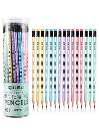30-Piece Wooden HB Break-protected Color Pencil Multicolour, Non-Slip Pre-Sharpened Pencil with Eraser for School, Office, Home Drawing Sketching - pzsku/Z3165A1918C7E4A6CF0AEZ/45/_/1718721962/0fce55ed-ed5f-4f00-8fcb-bec17fc689e7
