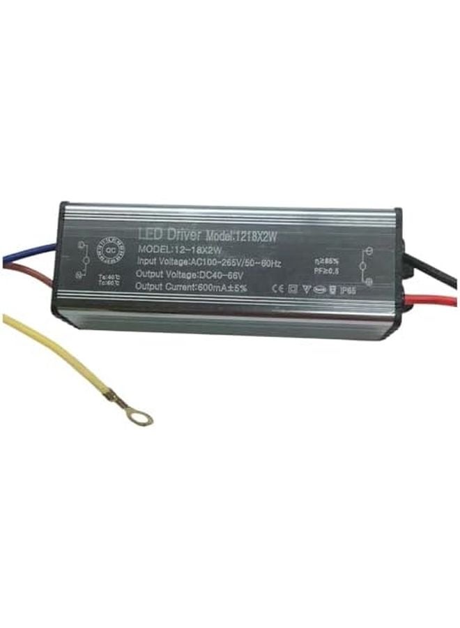 سائق طاقة مقاوم للماء ثابت التيار LED 4 6x3w600ma 1 500W لمصباح الفيضان الخارجي - Image 5