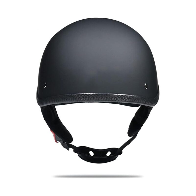 Solid Half Face Motorcycle Helmet,Motorcycle Half Helmet Low Profile Personality Men Women Open face Helmet for Motorbike - Image 3