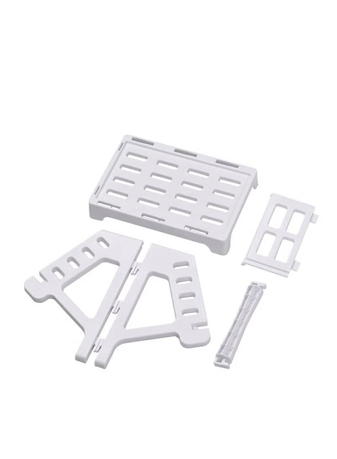 واي جيه بطاقة بطاقة حرارية لفة طابعة وطي عبوة الشحن حامل بطاقة بطاقة أبيض، قطعة واحدة - Image 5