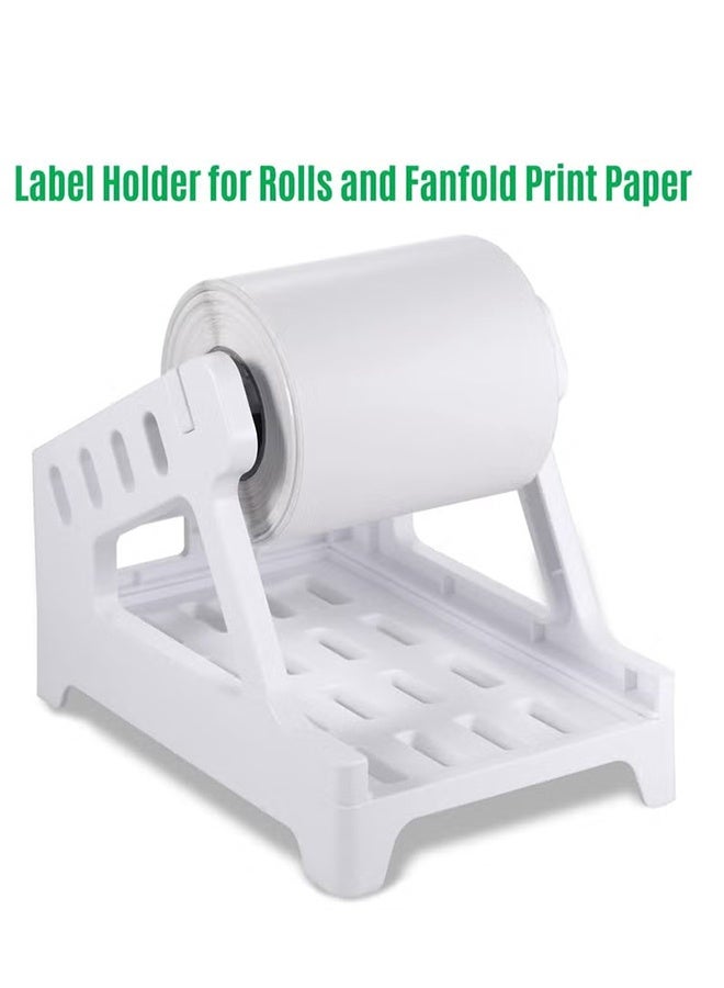 واي جيه بطاقة بطاقة حرارية لفة طابعة وطي عبوة الشحن حامل بطاقة بطاقة أبيض، قطعة واحدة - Image 2