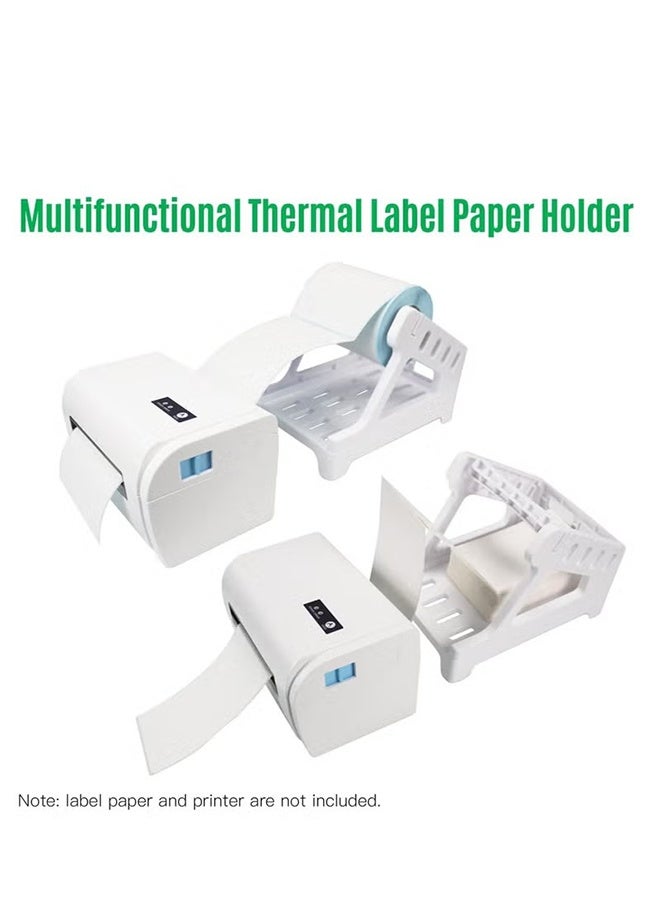 واي جيه بطاقة بطاقة حرارية لفة طابعة وطي عبوة الشحن حامل بطاقة بطاقة أبيض، قطعة واحدة - Image 3