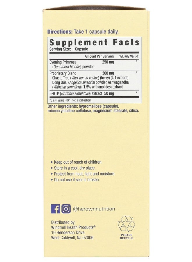 Her Own PMS for Women Supplement Capsules, 30 Capsules (Pack of 1) - Image 3